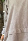 Bateau Needlecord Lazy Layer Top Mocha